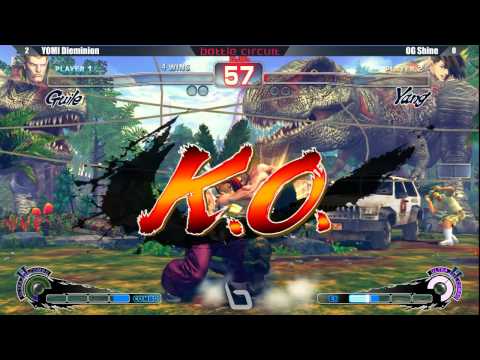 Next Level Battle Circuit 132 - USF4 - Winners Final - YOMI Dieminion (Guile) vs OG Shine (Yang)
