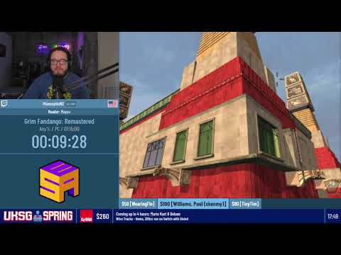 Grim Fandango: Remastered Speedrun LIVE for UKSG Spring 2021 (with commentary)!