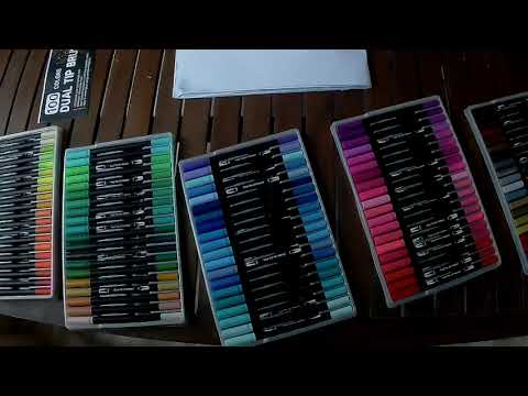 Набор маркеров и линеров SoulArt, 100 цветов