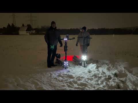 Wintertest: Segway Max G3 vs ZT3 Pro – Fahrverhalten im Schnee ❄️ 