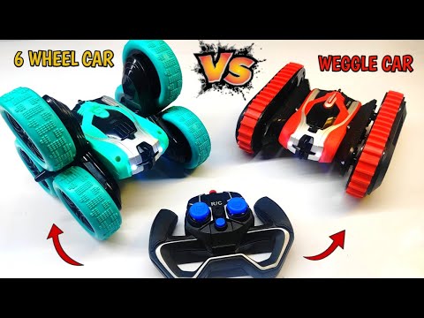 RC 6 Wheel Stunt Car Unboxing And Testing | Remote Control Stunt Car Unboxing