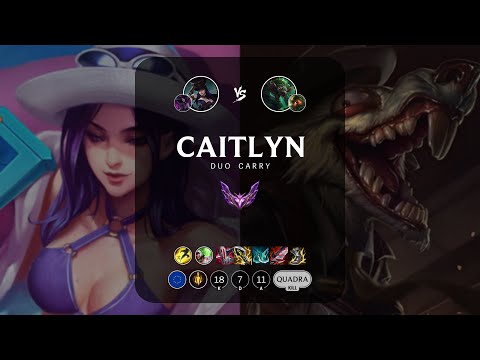 Caitlyn ADC vs Twitch - EUW Master Patch 13.1