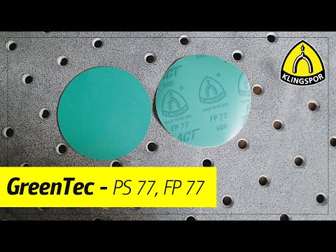 GreenTec PS77 & FP77 Sanding Discs | KLINGSPOR Abrasives USA