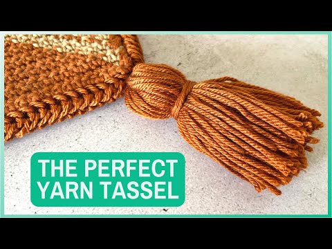 Make The Perfect Yarn Tassel For Your Crochet Project