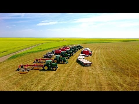 Hubka Farms LTD - 2016 Hay and Grain Harvest
