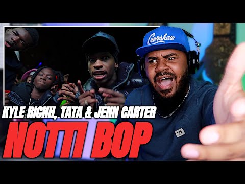 THIS IS CHAOTIC!! Kyle Richh x TaTa x Jenn Carter (41) - Notti Bop (Official Music Video) REACTION