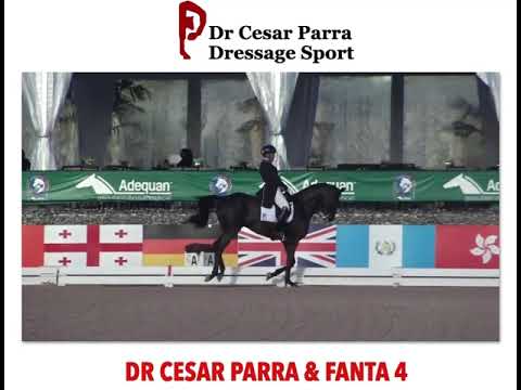 Dr Cesar Parra & Fanta 4 - 2022 Adequan® Global Dressage Festival
