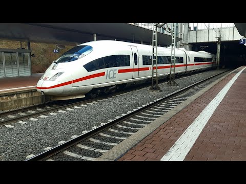 ICE 3 Baden-Baden Abfahrt + Einfahrt ICE Offenbach in Kassel Wilhelmshöhe