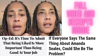 Amanda Seales TEARFULLY Responds To ONLINE CRITICISM, BACKLASH, AND OPINIONS | MY THOUGHTS