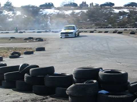 BMW WINTER CUP Wyrazów 7.03.2010 drift part1