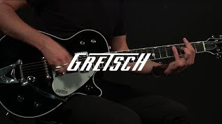 Video thumbnail for Gretsch G6128T Duo Jet with Bigsby, Black | Gear4music demo by Gear4music Guitars