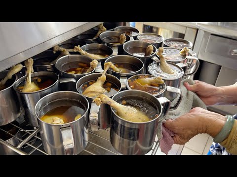 Restaurante chinês da Malásia estilo Hawker - toda a boa comida em um só lugar