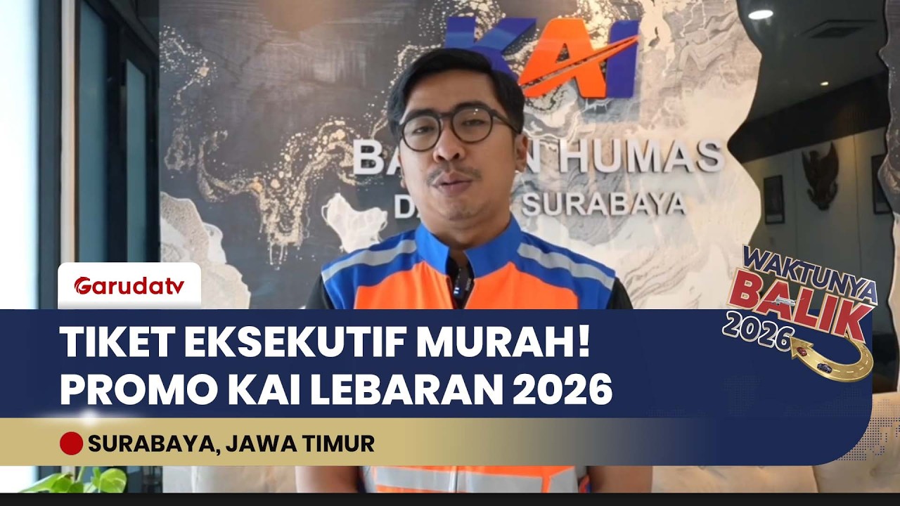 SERBU! KAI Daop 8 Surabaya Sebar 21 Ribu Tiket Promo Lebaran, Kelas Eksekutif Harga Miring!