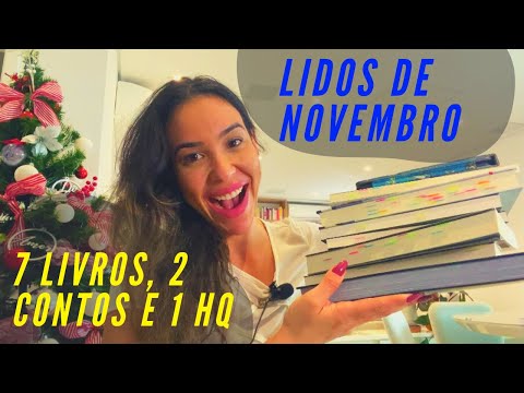 LIDOS DE NOVEMBRO! Lendo fantasias pela primeira vez e HQ! Li o meu livro favorito de 2020!