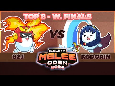 S2J (Captain Falcon) vs KoDoRiN (Marth) - Galint Melee Open 2024 - Melee Top 8: Winners Finals