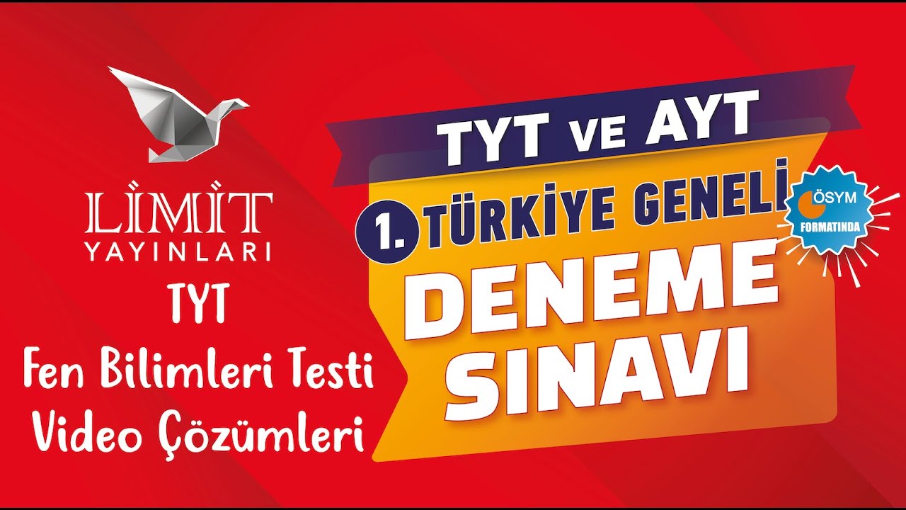 Limit 2. TG Deneme | TYT Fen Bilimleri Soru Çözümleri