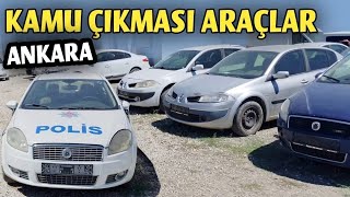 KAMU ÇIKMASI SATILIK ARAÇLAR | Ankara İhaleden Jandarma, Emniyet ve Ku