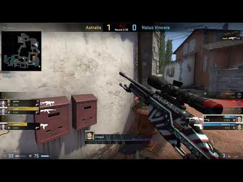 CS:GO POV Demo Na'Vi S1mple (33/16) vs Astralis (de_inferno)