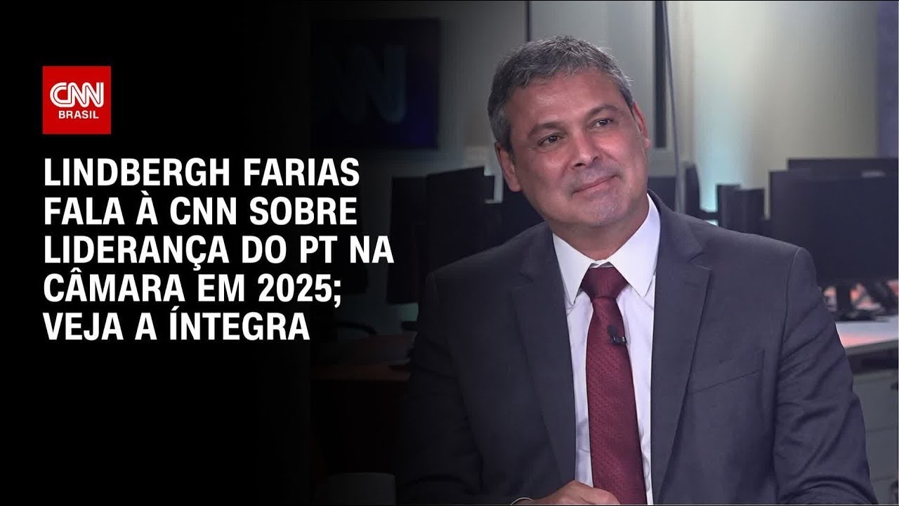 Lindbergh Farias fala à CNN sobre liderança do PT na Câmara em 2025