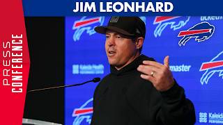 Jim Leonhard Discusses Results From Cleveland Trip And Defensive Depth | Buffalo Bills