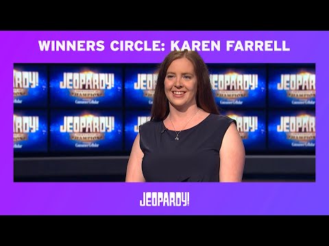 Winners Circle: Karen Farrell | Tournament of Champions 2021 | JEOPARDY!