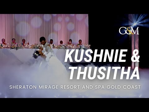 SPECTACULAR WEDDING at SHERATON MIRAGE RESORT for Kushnie & Thusitha || MC + DJ Lighting & Effects