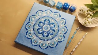 Mandala "Modrá" (20x20cm) 