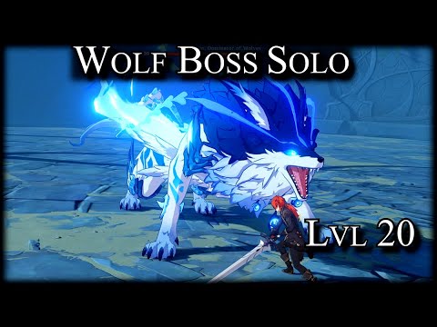 Wolf Boss (Andrius) - Diluc Solo [Genshin Impact]