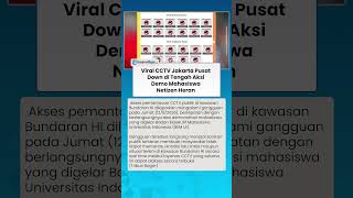 CCTV JAKARTA TAK BISA DIAKSES di Tengah Aksi Demo Mahasiswa di Wilayah Jaksel, Netizen Heran