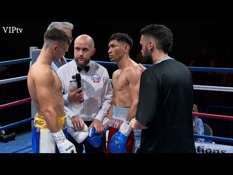 Jake Abrol v Greyvin Mendoza at Bolton's Whites Hotel on 24th June 2023