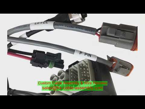 Custom Wire Harness Cable Flex LVDS Para sa Tv 46Pfl7007 para sa Industrial Machines Laptop 40 Pin C