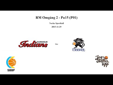 Djursholm Indians mot Eskilstuna Basket - RM Omgång 2 - 2015-11-29