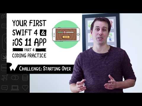 Starting Over Challenge - Beginning Programming with iOS 11, Swift 4, and Xcode 9