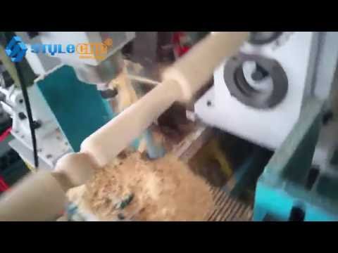 CNC Wood Lathe Turning Staircase Pillar Projects