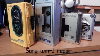 Video thumbnail for Sony WM-1 repair by Karma Electronics