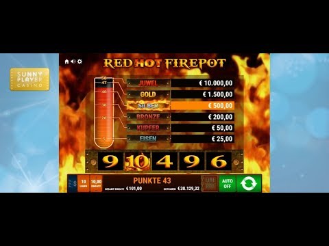 Sticky Diamonds 'Red Hot Firepot' - Gamomat Automat - sunnyplayer