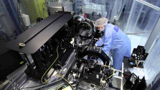 The SPHERE instrument during installation on the VLT