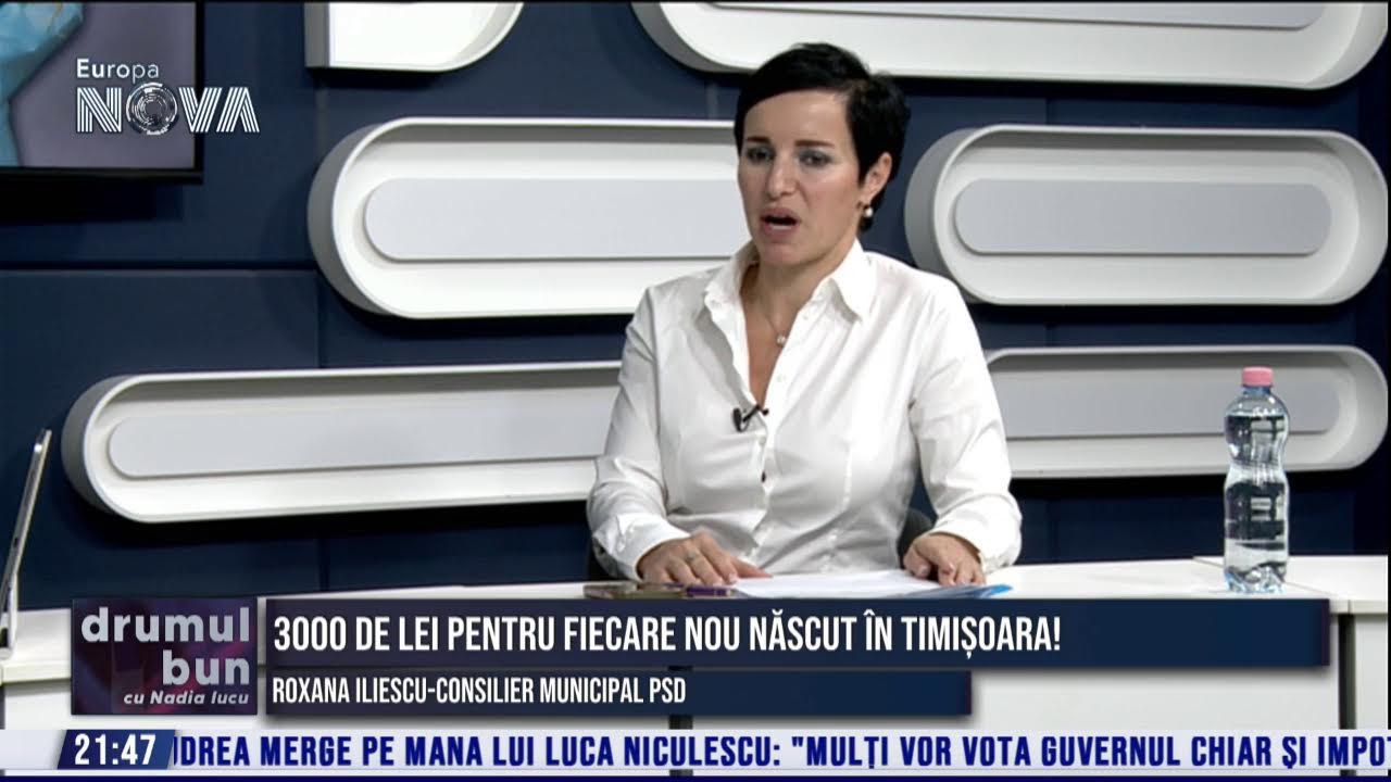 VIDEO (integral) emisiune Drumul Bun cu NADIA IUCU. Invitat: Roxana Iliescu-consilier municipal PSD
