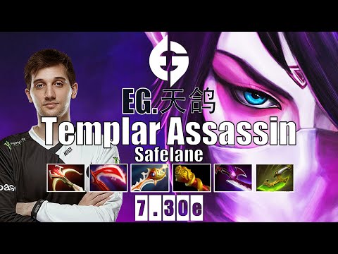 Templar Assassin Safelane | EG.Arteezy | INSANE DIVINE RAPIER COMEBACK | 7.30e Gameplay Highlights