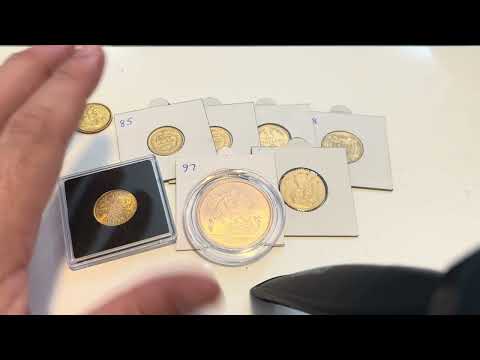 Gold coins and a talk about tax planning - CGT Free coins and trading coins to be more tax efficient