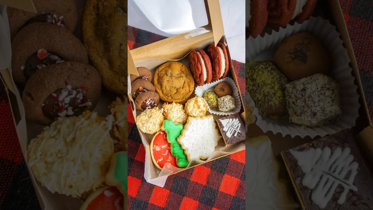 Last year’s Christmas cookie boxes! Cannot wait to get started on this year’s treats 🥰🎄
