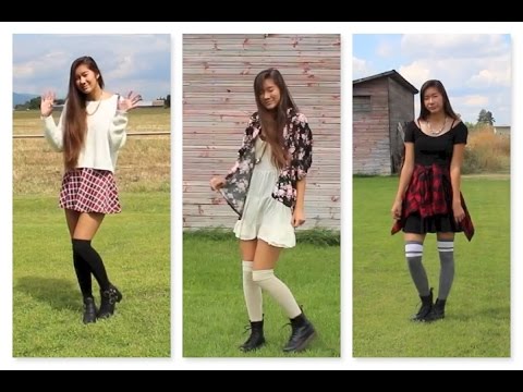 Knee High Sock Styling: 3 outfits