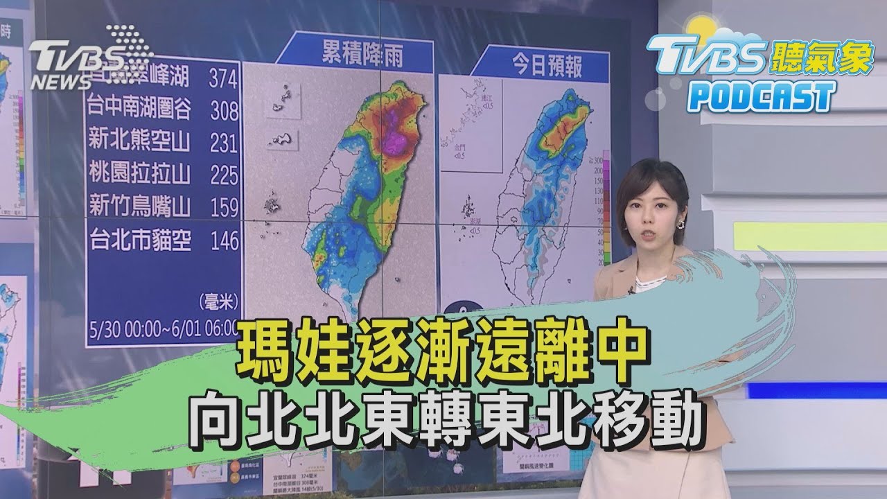 瑪娃減弱為輕颱!午前北部局部大雨 沿海風浪仍大