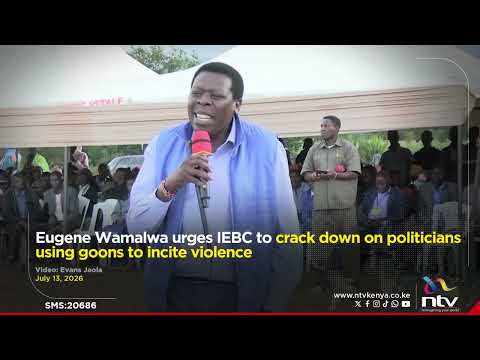 Eugene Wamalwa urges IEBC to crack down on politicians using goons to incite violence
