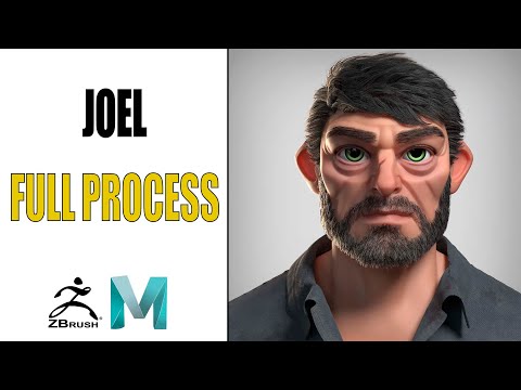 JOEL stylized version - THE LAST OF US (FULL PROCESS AVALIBLE) (PREV VIDEO)