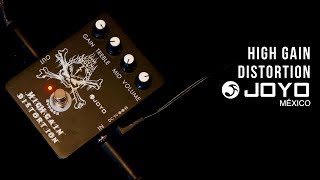 Video thumbnail for HIGH GAIN DISTORTION JF04 / JOYO AUDIO MÉXICO by JOYO MEXICO