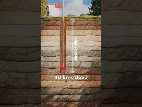 China Is Digging Deeper Than You Think!🔨🕳️ #china #borewell #3danimation #slick3d #deep #shortfeed