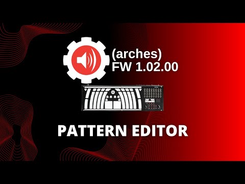 (arches) 1.02.00 / Pattern editor