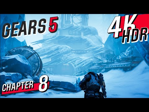 [4K HDR] GEARS 5 (Experienced / 100%) Walkthrough part 8 - Act 2: The Source of it All