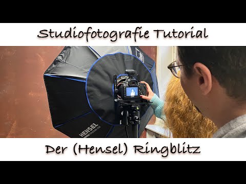 Studiofotografie Tutorial -  Arbeiten mit dem Ringblitz